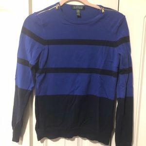 Ralph Lauren royal blue striped sweater